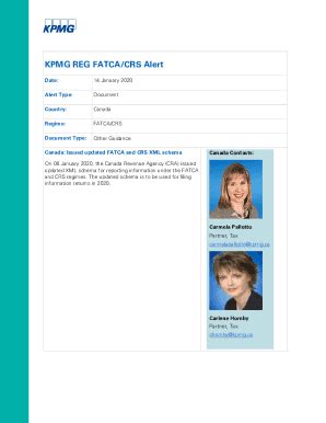 Fillable Online CRA Updates FATCA, CRS forms & XML Schema - TAINA Tech ...