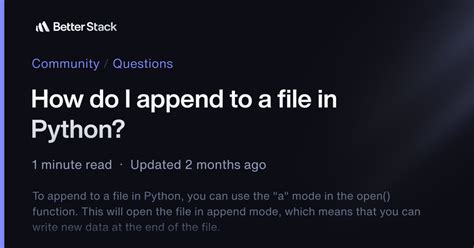 Image result for Append File Python