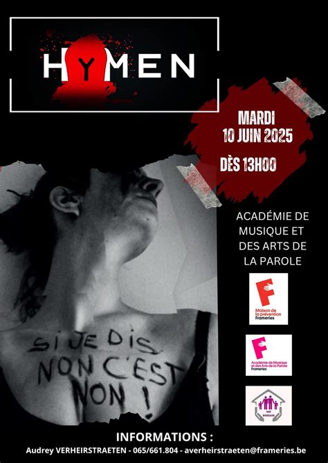 Le spectacle "HYMEN", Rue du Curé Malengreau 10, 7080 Frameries, 10 ...