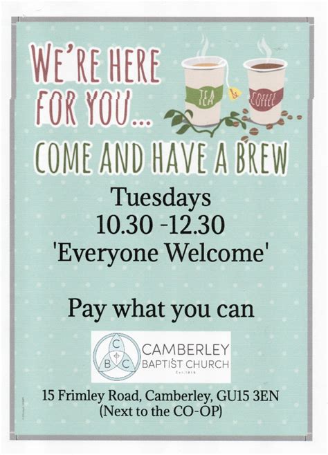 Renew and Refresh Community Cafe Space, 15 Frimley Road, GU15 3NF ...