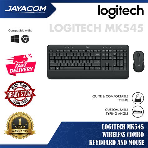 Image result for Logitech Mk545 Advanced Wireless Keyboard and Mouse Combo