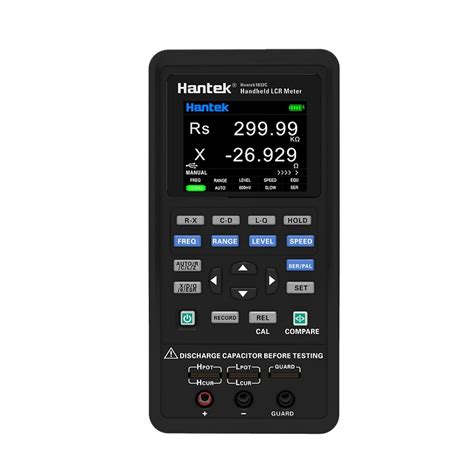 1832C LCR Meter Hantek Handheld Meter Portable Instrument to Measure ...