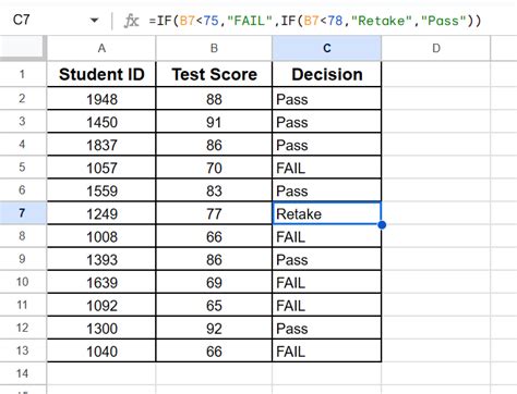 Image result for Google Sheets Nested IF