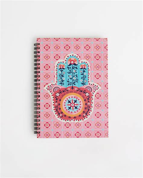 Hamsa Vibes Spiral Notebook
