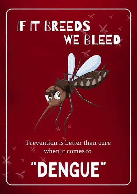 Free Customizable Dengue Awareness Poster Templates - Canva