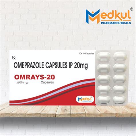 Omrays 20 - Omeprazole Capsules IP 20 mg - Medkul Pharmaceuticals
