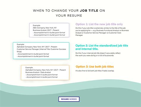 Changing Job Titles on Your Resume: Do’s and Don’ts