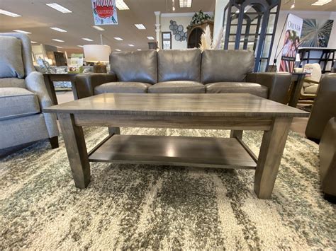 Wormy Maple Coffee Table - Blair - Furniture and Things