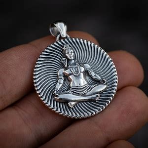 Buy Lord Shiva Pendant | Silver Shiva Necklace | Meditating Shiva ...
