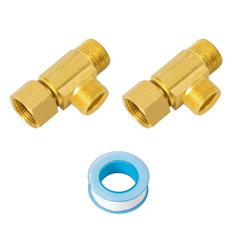 Buy SUNGATOR Angle Stop Add-A-Tee Valve, 3/8" Compression Inlet x 3/8 ...