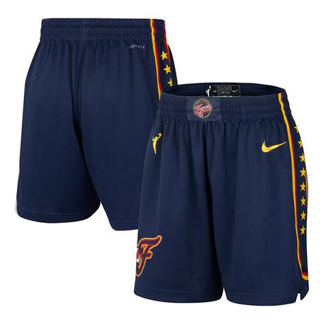 Women's Nike Navy Indiana Fever On-Court Victory Performance Shorts