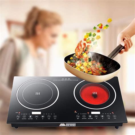 Buy Anqidi 1200W1200W Double Induction Cooktop, Portable Countertop ...