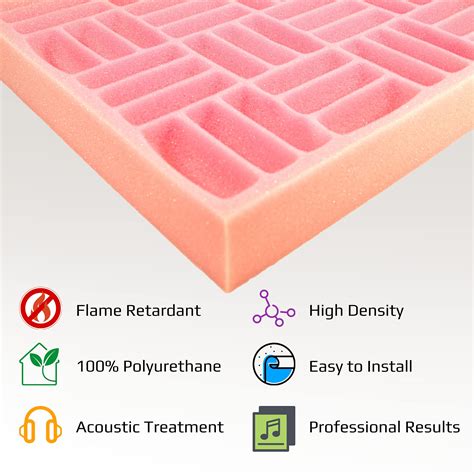 Buy BUBOS 12 Pack Art Acoustic Panels Soundproof Wall Panels,Sound ...