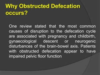 Image result for Obstructive Defaecation