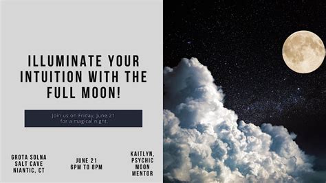 Psychic Readings & Full Moon Circle ----- in the SALT CAVE, Grota Solna ...