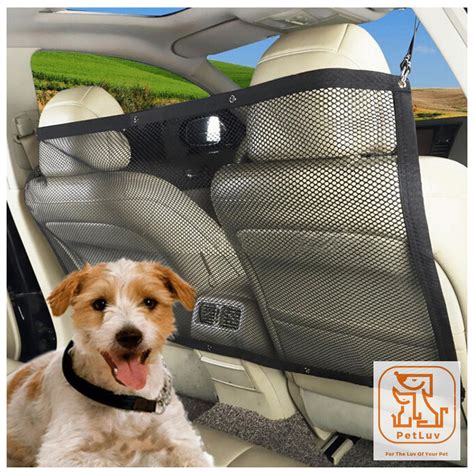 Mesh Auto Divider/Barrier | Car pet barrier, Dog car barrier, Dog car ...