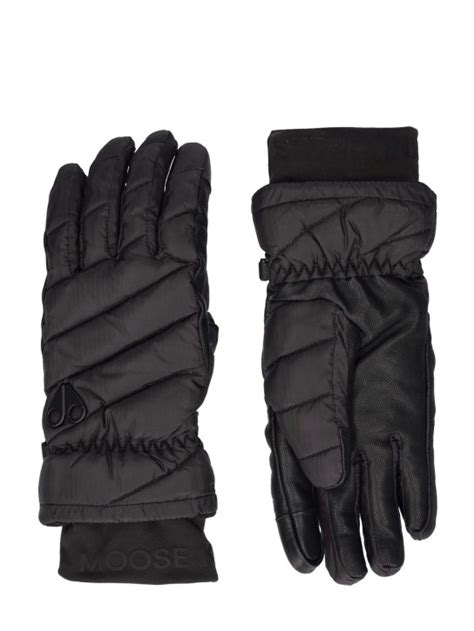 Hennessey gloves w/ logo - Moose Knuckles - Women | Luisaviaroma