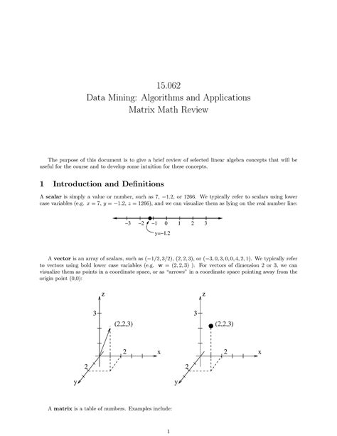 Linear Algebra Quick review - NITR - Studocu