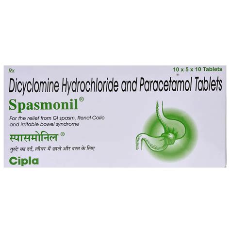 Buy Spasmonil Tablet online | Uses, Side Effects, Price and substitutes ...