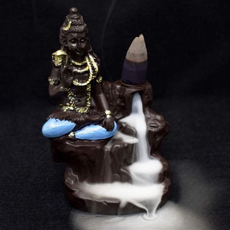 Nantan Naag/Snake with Shivling Smoke Backflow Burner|Incense Holder ...