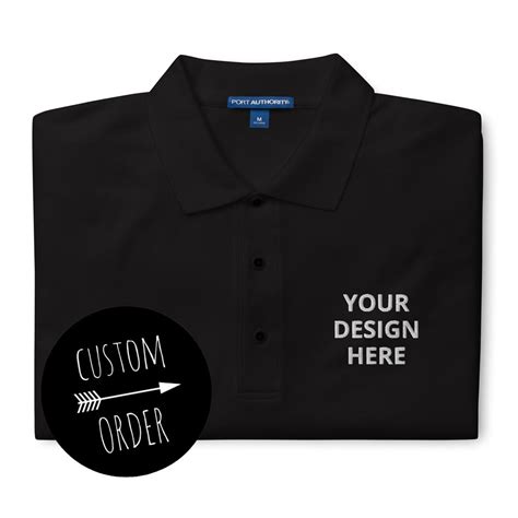 Custom Men's Premium Polo Shirt, Personalized Polo Shirt for Business ...