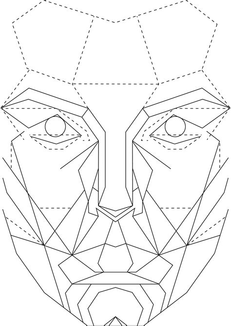 Face Golden Ratio Template