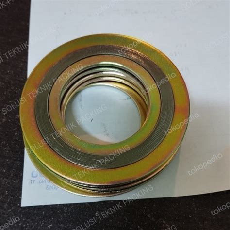 Jual SWG ANSI # 300 Carbon Steel 1 " inch / Spiral Wound Gasket CS ...