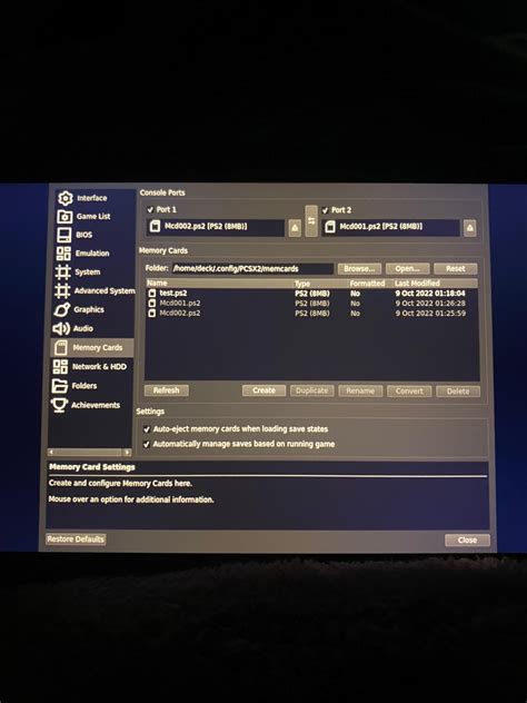 Image result for PCSX2 How to Format Memory Card