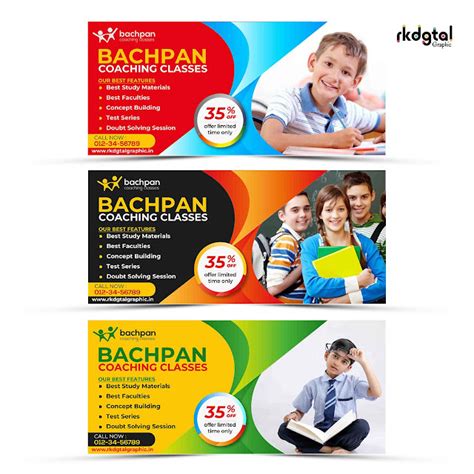 coaching Centre banner design - rkdgtalgraphic