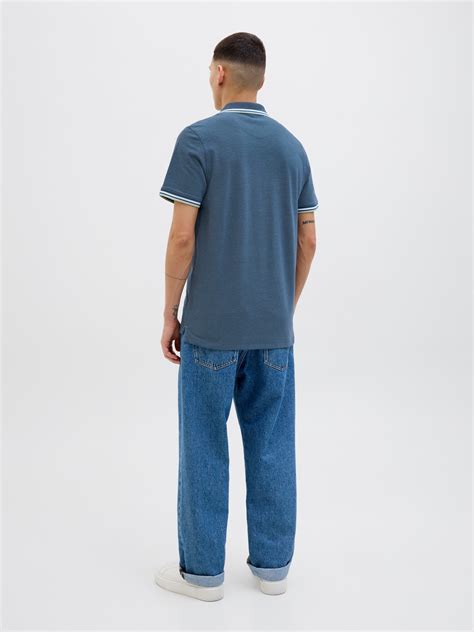 Plain Shirt collar Polo | Dark Turquoise | Jack & Jones®