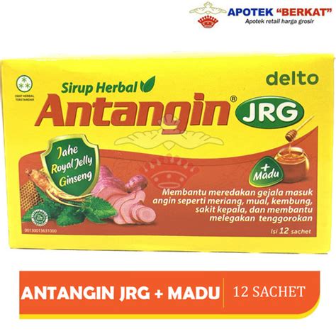 Jual Antangin JRG cair + Madu 1 box isi 12 sachet - Kab. Tangerang ...