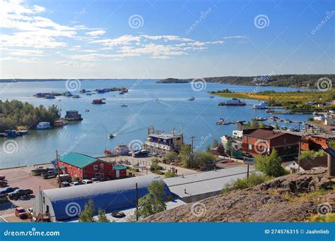 Yellowknife, North Arm of Great Slave Lake from the Rock, Northwest ...