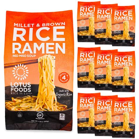 Lotus Foods Organic Millet And Brown Rice Ramen With Miso | Desertcart ...