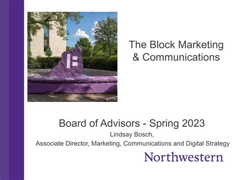 Block Marketing Introduction - L.Bosch by Block Museum of Art - Issuu