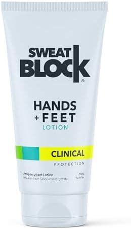 Buy SweatBlock Antiperspirant Lotion for Hands & Feet, Proven to Reduce ...