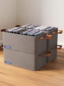 BOXJOY Premium 4 Pcs Wardrobe Cloth Organizer for Storage Box for ...
