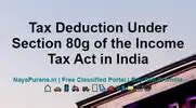 Tax Deduction Under Section 80g of the Income Tax Act in Ind