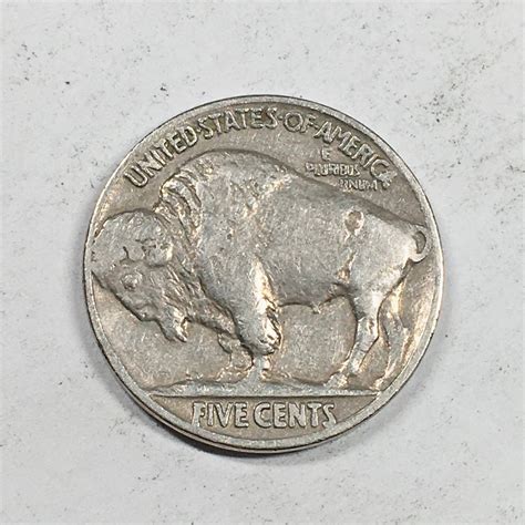 MINT ERROR*1937 Buffalo Nickel*Lamination Error | Property Room