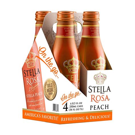 Stella Rosa Peach Aluminum Bottle 4pk Wine 250 ML – Walmart Inventory Checker – BrickSeek