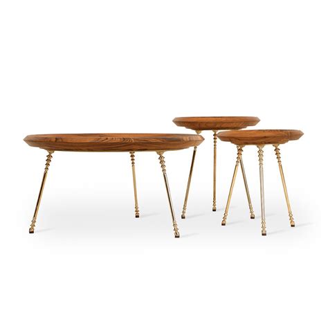Conico – Teakwood Nested Table – Alankaram