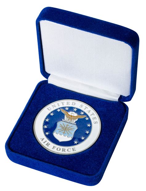 Blue Velvet 50mm Challenge Coin Presentation Display Box | Desertcart INDIA