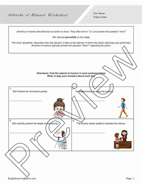 Manner Worksheet 的图像结果