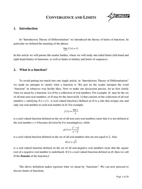 Image result for Limit Convergence Example