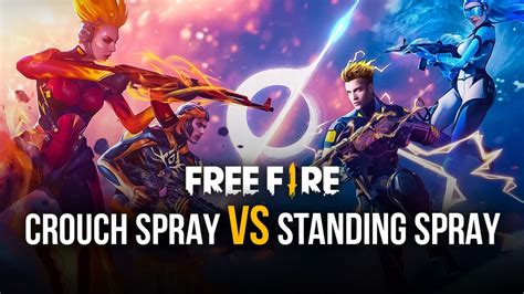 Free Fire: Crouch Spray Vs Standing Spray, Which Is Better?
