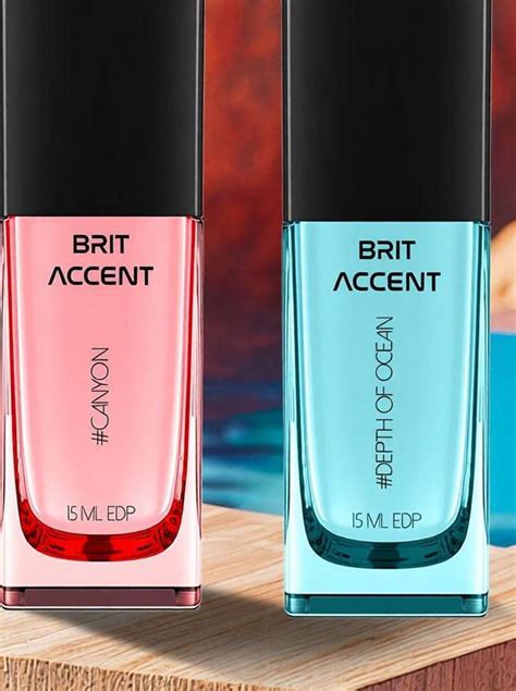 BRIT ACCENT Combo Pack Of 2|Depth Of Ocean-Canyon|Parfum|Long-Lasting ...