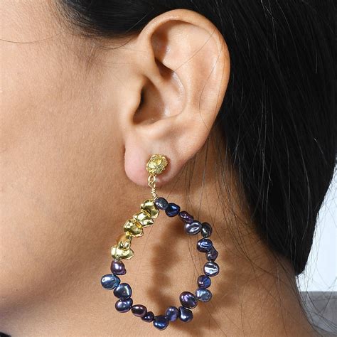 Black Pearl Melted Earring | Upcycled Pearl Earring – REFASH