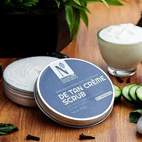 Buy NutriGlow Advanced Organic De Tan Creme Scrub With Mint and Yogurt ...