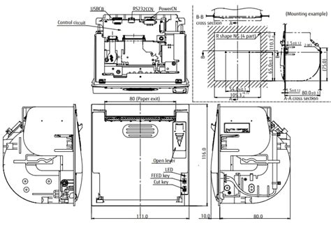 FTP-63 High-Speed Thermal Printers - FCL Components | Mouser