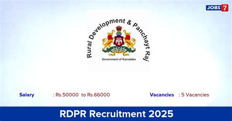 RDPR Recruitment 2025 - Apply Online for Consultant Jobs