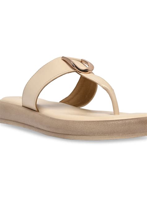 Shop Rocia By Regal Beige Women Casual Buckled Flats 51183BEIGE